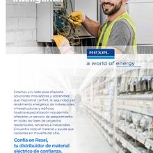 Gráficas Rexel - Tu distribuidor de material eléctrico de confianza. Ein Projekt aus dem Bereich Cop, writing, Werbung, Br und ing und Identität von Camilo Santa Cruz - 12.10.2021