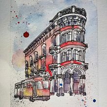 Il mio progetto del corso: Sketching artistico ad acquerello: spazio alle tue idee. Traditional illustration, Sketching, Creativit, Drawing, Watercolor Painting, and Sketchbook project by Mattia Fisicaro - 10.12.2021