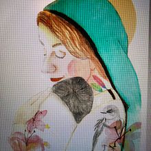 Mi Proyecto del curso: Retrato ilustrado en acuarela. Projekt z dziedziny Trad, c, jna ilustracja,  Sztuki piękne,  Malarstwo,  R, sunek, Malowanie akwarelą, Portret,  R, sunek art, st i czn użytkownika Desirée Serna - 11.10.2021