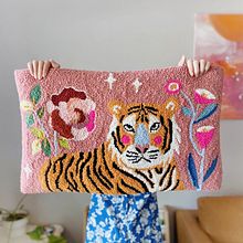Punch Needle Tiger Rug Ein Projekt aus dem Bereich Punch needle von Adeline Wang - 12.10.2021