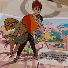  EL HÉROE DE UN TERREMOTO Mi Proyecto del curso: Creación de libros pop-up. Un proyecto de Artesanía, Diseño editorial, Papercraft, Encuadernación y Creatividad con niños de Miriam Frias - 13.10.2021