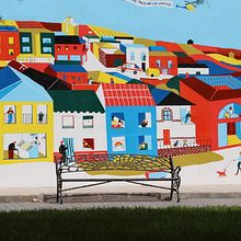 Mural sobre el confinamiento. Un progetto di Pittura, Street Art e Belle arti di María Gomes - 28.08.2021