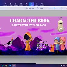 Character Book. Ilustração tradicional projeto de tangtang_1261 - 13.10.2021