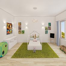 Dormitorio infantil. Interior Design, Interior Decoration, Decoration, and 3D Design project by Gracia Sánchez - 10.13.2021