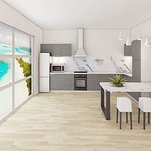 Cocina. Interior Design, Decoration, Interior Decoration, and 3D Design project by Gracia Sánchez - 10.13.2021