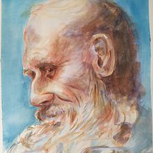 Mi Proyecto del curso: Retrato artístico en acuarela. Fine Arts, Painting, Watercolor Painting, and Portrait Drawing project by Juan Flores Chico - 10.13.2021