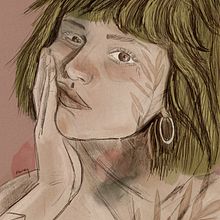 Mi Proyecto del curso: Retrato ilustrado con Procreate. Traditional illustration, Vector Illustration, Digital Illustration, and Portrait Drawing project by Aline Garcia - 10.13.2021