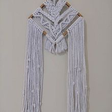 Meu projeto do curso: Introdução à tapeçaria em macramê. Een project van Craft, Textiel y Macramé van mayanabracks - 13.10.2021