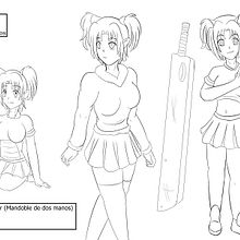 Mi Proyecto del curso: Creación de personajes manga. Traditional illustration, Character Design, Comic, and Manga project by Lucas Luna - 10.13.2021