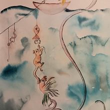 31 Days -day 9. Traditional illustration project by lyannecoral15 - 10.14.2021
