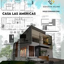 CASA LAS AMERICAS. Un proyecto de Diseño e Ilustración tradicional de Sebastian Solano - 13.10.2021