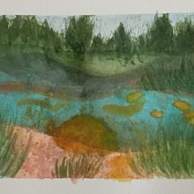 Curso: Paisajes naturales en acuarela. Fine Arts, Painting, and Watercolor Painting project by Shirley Jasive Martínez Wong - 10.14.2021
