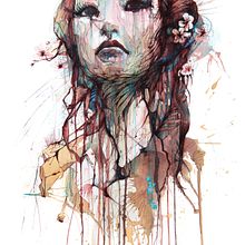 Strength - painted with ink and tea. Un progetto di Belle arti di Carne Griffiths - 13.03.2011