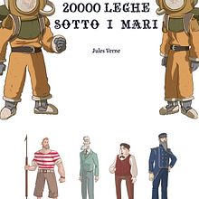 20000 leagues under the sea project. Ilustração tradicional projeto de Marco Leombruni - 14.10.2021