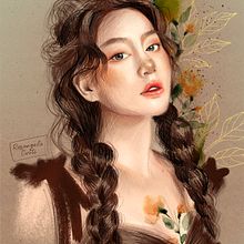Portraits with Procreate  . % Rosangela Curti tarafından hazırlanan Geleneksel illüstras, on, Dijital Çizim, Dijital Bo, ama, Ve Portre Çizimi projesi - 10.14.2021