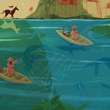 My project in Magical Realism for Children’s Illustration course. Traditional illustration, Character Design, Digital Illustration, Children's Illustration, and Editorial Illustration project by Juanita Londoño Gaviria - 10.14.2021