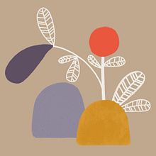 Abstract plants. Traditional illustration, and Digital Illustration project by Annike Marie Hölzer - 10.14.2021