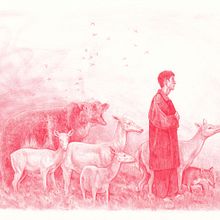 Terreno salvaje. Un progetto di Illustrazione tradizionale, Illustrazione editoriale e Disegno a matita di Marcos N Sayas - 14.10.2021