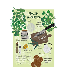 Mousse de clinatro. Traditional illustration, Infographics, Vector Illustration, Drawing, Digital Illustration, Artistic Drawing, Digital Painting, Sketchbook, Ink Illustration, Naturalistic Illustration, and Design project by Carmenchu Orbe Rubio - 10.13.2021