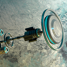 Space Station M5-k-2. Projekt z dziedziny 3D,  Modelowanie 3D i  Projektowanie 3D użytkownika Mateo Alejandro Carmona Rdz - 15.10.2021