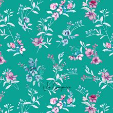 Flores vaporosas. Técnica: acuarela . Pattern Design, Fashion Design, Watercolor Painting, and Traditional illustration project by Virginia Soriano Gayarre - 10.15.2021