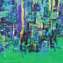 Pluja de colors, EAS 21. Un projet de Peinture acr , et lique de Elenart Mur - 15.10.2021