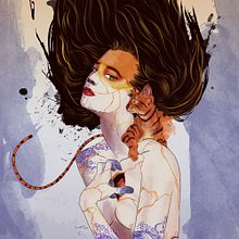 Mi Proyecto del curso: Técnicas de ilustración con acuarela digital. Un proyecto de Ilustración tradicional, Ilustración digital, Pintura a la acuarela, Dibujo de Retrato y Dibujo digital de Bernard - 15.10.2021