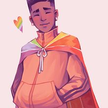 Pride (Markers + Digital). Traditional illustration, and Manga project by Caio Yo - 10.15.2021