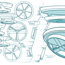 Halo - Ceiling Fan. Un projet de Design industriel , et Conception de produits de Andrew Edge - 15.10.2021