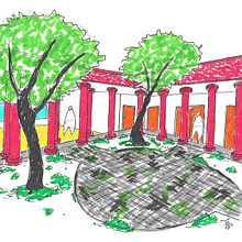 Cultivation Arts Space. Un progetto di Architettura, Illustrazione architettonica e Illustrazione tradizionale di Theo Souza - 15.10.2021