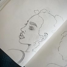My project in Portrait Sketchbooking: Explore the Human Face course. Projekt z dziedziny Sketching,  Rysunek, Portrety,  Rysunek artystyczny i Sketchbook użytkownika Maria Breaux - 14.10.2021
