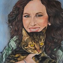 My project in Realistic Portrait with Coloured Pencils course . Ilustrasi tradisional, Seni Rupa, Gambar Pensil, Menggambar, Menggambar Potret, Gambar Realistis, Dan Menggambar Artistik proyek oleh olastofos - 10.16.2021