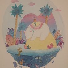 Mi Proyecto del curso: Técnicas de ilustración con acuarela y gouache. Traditional illustration, Fine Arts, Painting, Watercolor Painting, Children's Illustration, and Gouache Painting project by miriam_him - 10.16.2021
