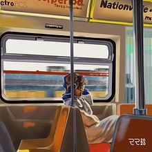 Jovem no Metrô. Un progetto di Illustrazione tradizionale, Belle arti, Street Art e Disegno di ronan_rezende - 16.10.2021
