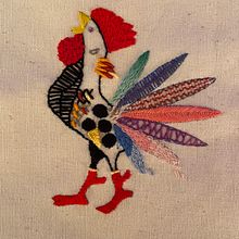 Mi Proyecto del curso: Técnicas de bordado: ilustrando con hilo y aguja. Un proyecto de Bordado de Soledad Quiroz - 17.10.2021