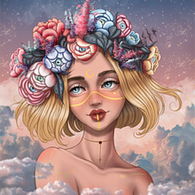 My project in Digital Fantasy Portraits with Photoshop course. Traditional illustration, Drawing, Digital Illustration, Portrait Drawing, Digital Drawing, and Digital Painting project by Gaelle Gaellou - 02.11.2021