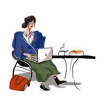 people2. Traditional illustration, Digital Illustration, Digital Painting, and Concept Art project by Maria - 10.17.2021