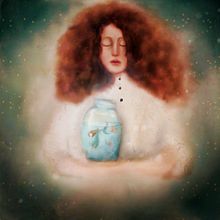 Fairy and Horror. Traditional illustration, Fine Arts, Writing, Sketching, Creativit, Drawing, Watercolor Painting, Stor, telling, Concept Art, Portrait Drawing, and Artistic Drawing project by Monica Michelle - 10.18.2021