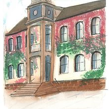 My project in Architectural Sketching with Watercolor and Ink course Ein Projekt aus dem Bereich Skizzenentwurf, Zeichnung, Aquarellmalerei, Architektonische Illustration, Sketchbook und Illustration mit Tinte von Jan Wiegand - 18.10.2021