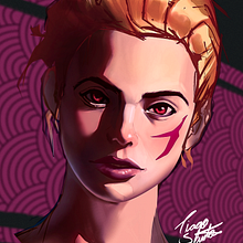 Meu projeto do curso: Princípios da pintura digital para retratos Ein Projekt aus dem Bereich Malerei und Digitale Malerei von Tiago Barcelos - 18.10.2021