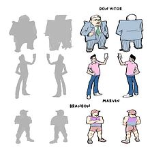 Mi Proyecto del curso: Introducción al diseño de personajes para animación y videojuegos. Traditional illustration, Animation, Character Design, Video Games, and Game Design project by Cesar Passel - 10.18.2021