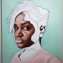 Destroy The Myth. Fine Arts, Embroider, Fiber Arts, and Multimedia project by Nneka Jones - 10.18.2021
