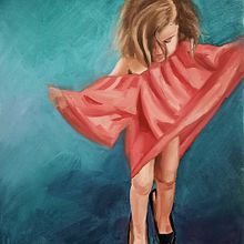 Inés. Pintura a óleo, Artes plásticas, Ilustração editorial, e Desenho realista projeto de Begoña Blázquez Parro - 17.10.2021