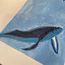 Ballena bebé. Un proyecto de Ilustración tradicional y Pintura de Jhoanna Neri - 15.10.2021