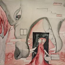 31 Days -day 14. Traditional illustration project by lyannecoral15 - 10.19.2021