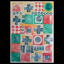 My project in Sketchbooking with Handmade Stamps course. Un projet de Illustration traditionnelle, Création de motifs, Estampe , et Carnet de croquis de Verena Remmele - 19.10.2021