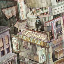 Project for the course: Composition and Color for Creative Illustration - Blade Runner - Alternative Poster. Traditional illustration, Digital Illustration, Editorial Illustration, and Vector Illustration project by Trần Phúc Nguyên Yên - 09.25.2021
