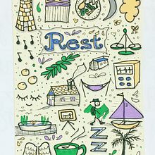 My project in Creative Doodling and Hand-Lettering for Beginners course Ein Projekt aus dem Bereich Traditionelle Illustration, Lettering, Zeichnung, Artistische Zeichnung, H und Lettering von Linda Hutchison - 19.10.2021