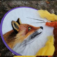 Mi Proyecto del curso: Needle felting: crea retratos con lana. Un proyecto de Artesanía, Tejido e Ilustración naturalista				 de Miriam JT - 19.10.2021