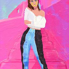 Mi Proyecto del curso: Retratos pictóricos con técnicas digitales. Un progetto di Illustrazione digitale, Disegno di ritratti e Pittura digitale di Esteban Sanchez - 19.10.2021